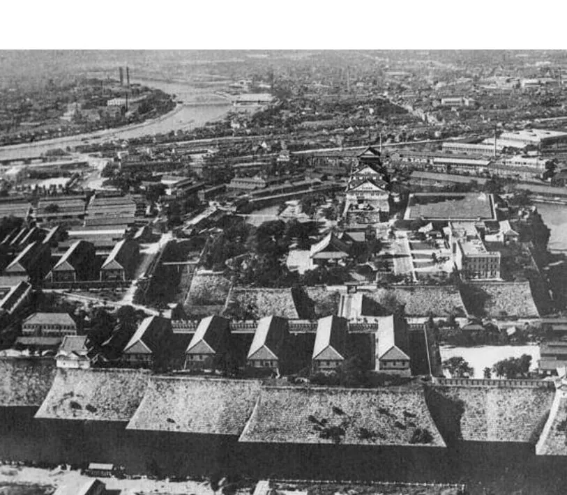 大阪砲兵工廠（昭和7年撮影、『なにわ今昔』より）
